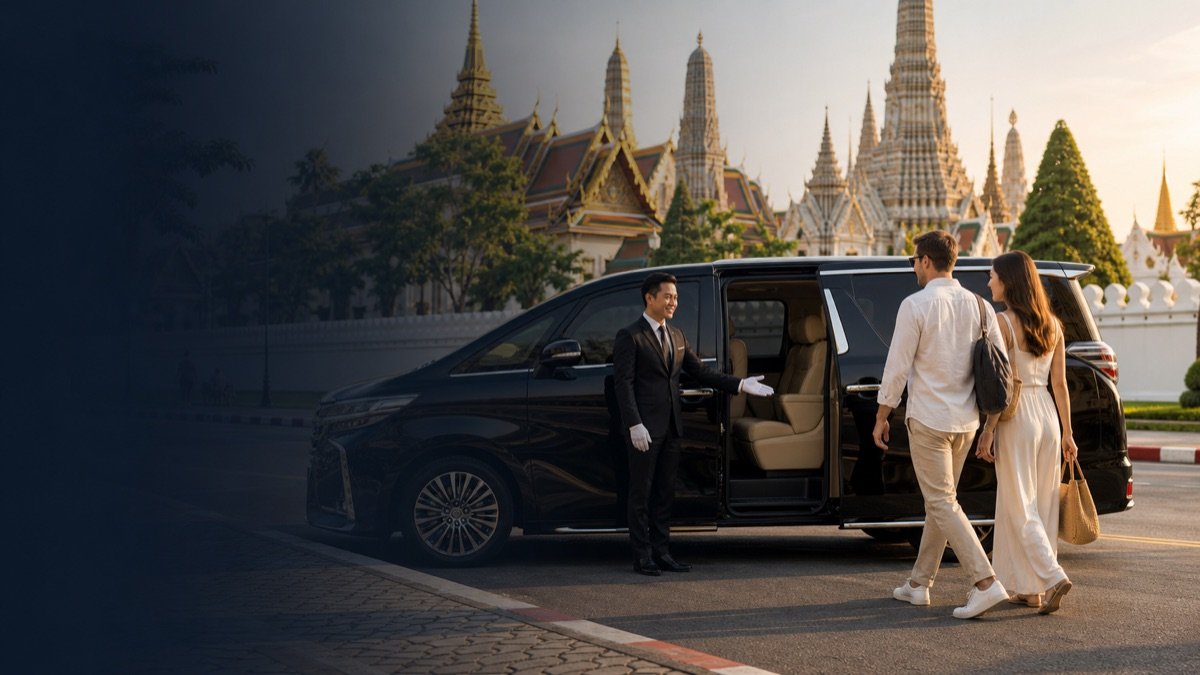 Bangkok city tour private van with driver